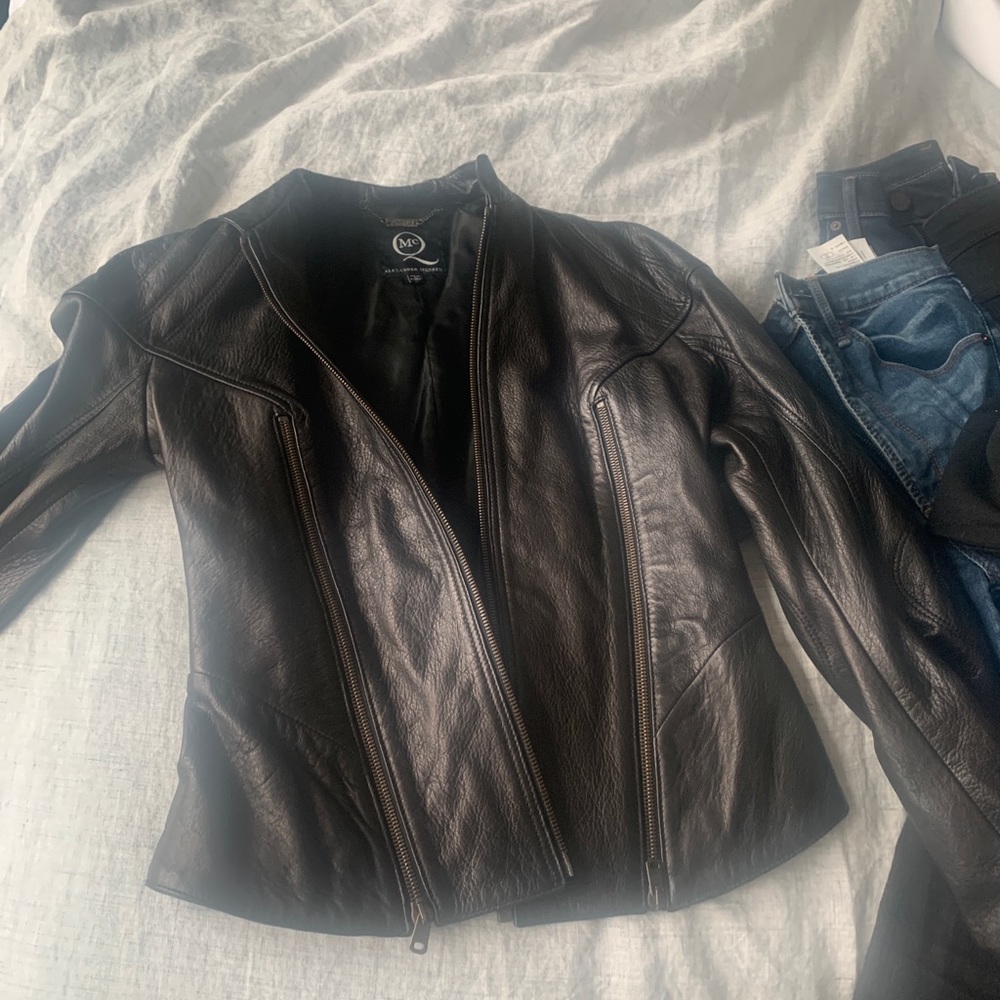 Authentic Alexander McQueen Leather Jacket